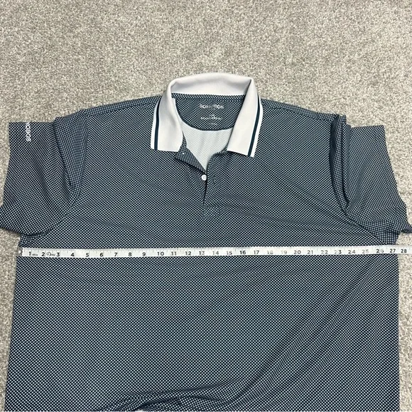 Bonobos Golf Polo Shirt Mens 2XL XXL Geometric Stretch Standard Fit Performance - Picture 3 of 8